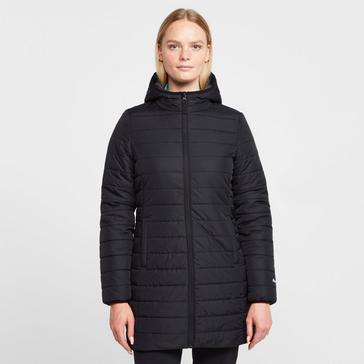 Black Peter Storm Womens Blisco II Hooded Longline Jacket Black
