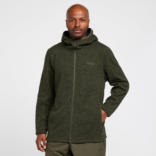 Fleece hooded jacket sale