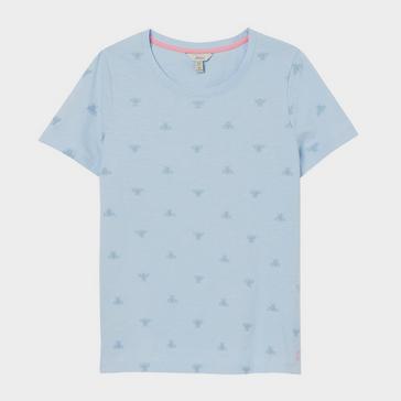 Blue Joules Womens Carley Embroidered T-Shirt Blue Bee