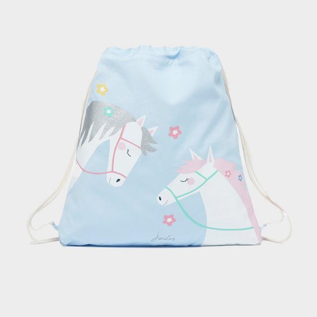 Assorted Joules Kids Active Drawstring Bag Horse & Flowers image 1