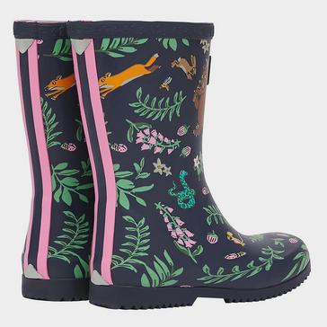 Blue Joules Kids Roll Up Wellies Navy Gruffalo