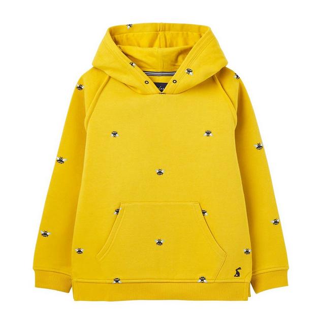 Yellow Joules Childs Lucas Embroidered Hoodie Yellow Bee image 1
