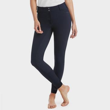 Blue Ariat Womens Prelude Full Seat Breeches Navy