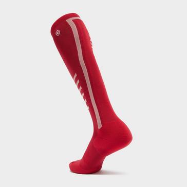 Red Ariat Tek Slimline Socks Redbud/Party Punch