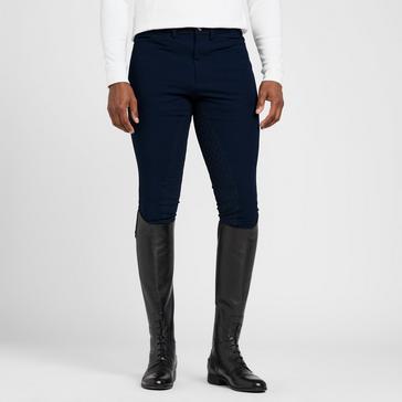 Blue Ariat Men’s Tri Factor Grip Full Seat Breeches Navy