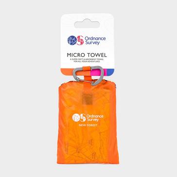 Orange Ordnance Survey Micro Towel New Forest