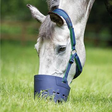 Blue Shires Flexi Grazer Muzzle Navy