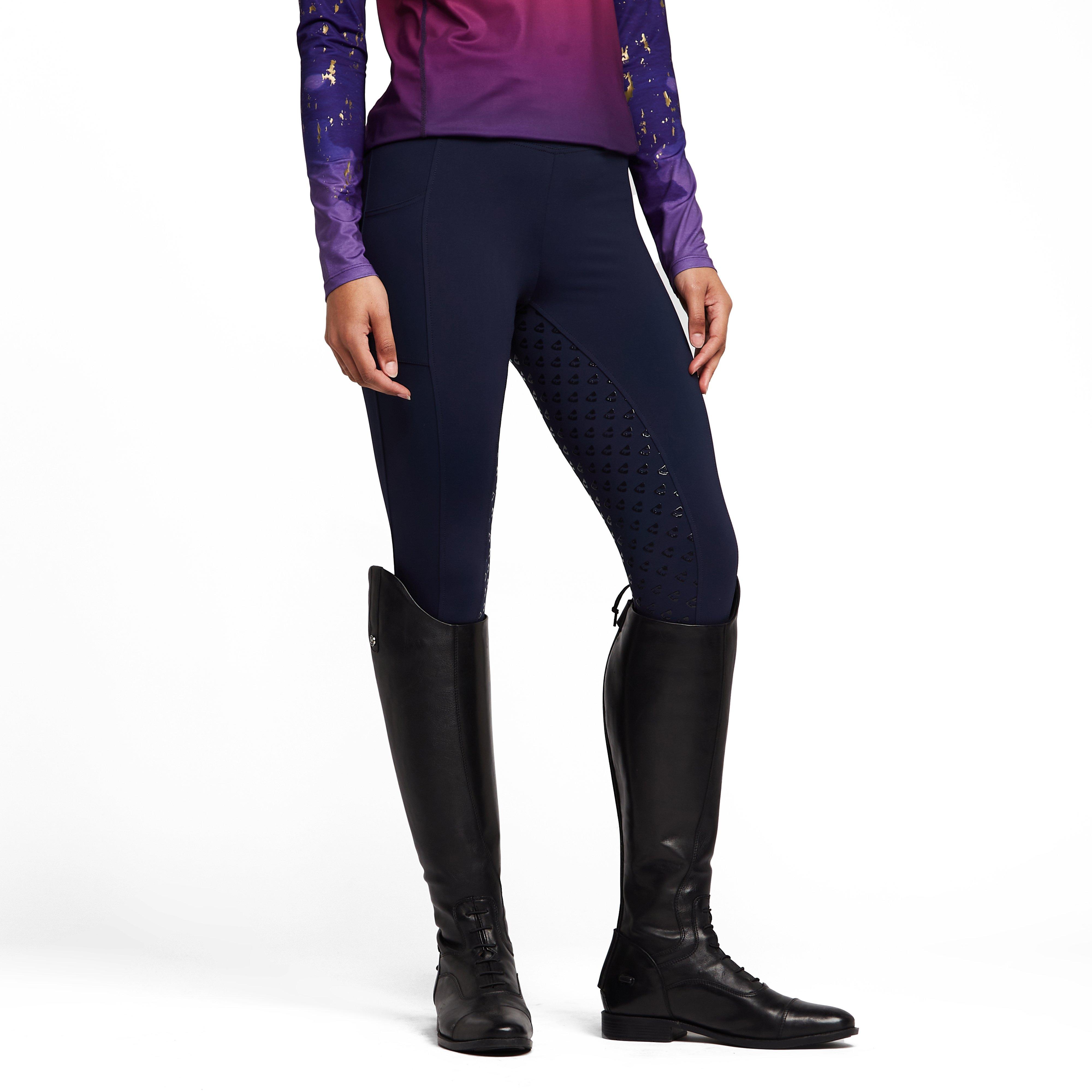 Womens Albany Full Seat Riding Tights Navy