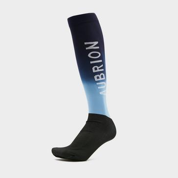 Blue Aubrion Abbey Socks Navy