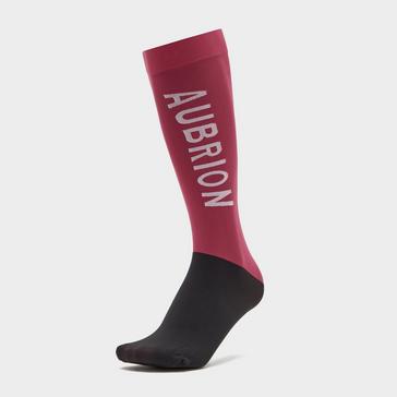 Pink Aubrion Abbey Socks Rasberry