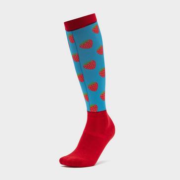 Red Aubrion Hyde Park Socks Strawberry