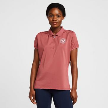 Pink Aubrion Womens Parson Tech Polo Shirt Dusky Pink