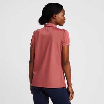 Pink Aubrion Womens Parson Tech Polo Shirt Dusky Pink