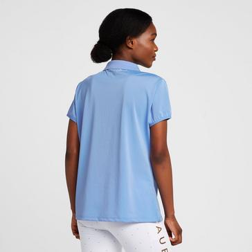 Blue Aubrion Womens Parson Tech Polo Shirt Sky Blue