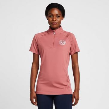 Pink Aubrion Womens Highgate Short Sleeved Base Layer Dusky Pink