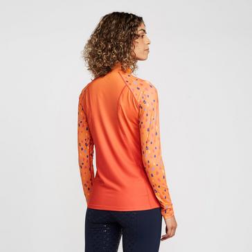 Orange Aubrion Womens Hyde Park Cross Country Shirt Orange Spot