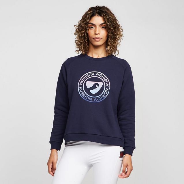 Blue Aubrion Womens Boston Sweatshirt Dark Navy image 1