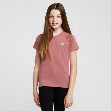 Pink Aubrion Childs Elverson Tech T-Shirt Dusky Pink