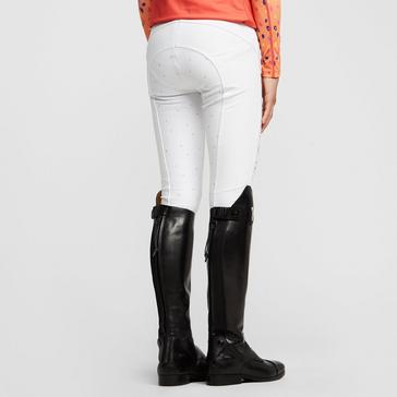 White Aubrion Childs Team Breeches White