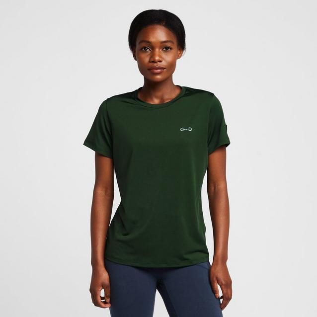 Green Horze Womens Tabitha T-Shirt Mountain View Green image 1