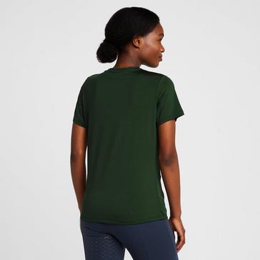Green Horze Womens Tabitha T-Shirt Mountain View Green