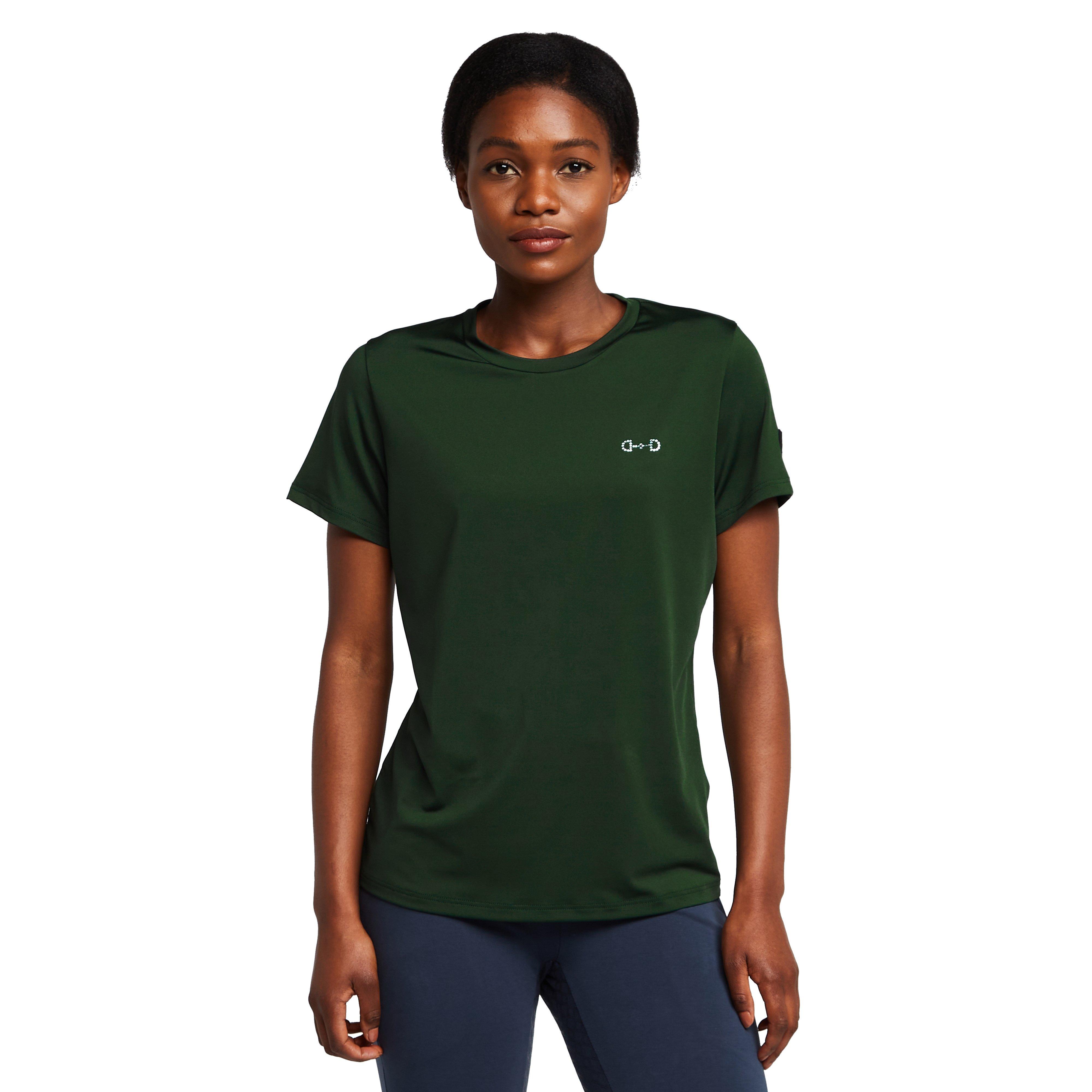 Horze Womens Tabitha T-Shirt Mountain View Green