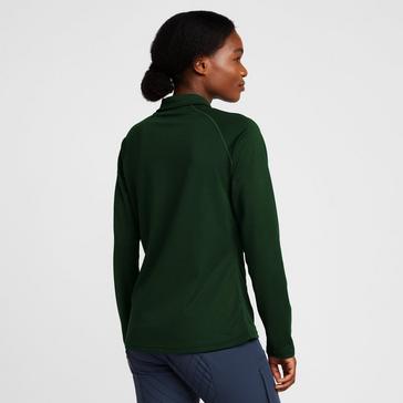 Green Horze Womens Tiana Pique Long Sleeve Polo Shirt Mountain View Green