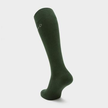 Green Horze Ladies Crystal Detail Knee Socks Mountain View Green