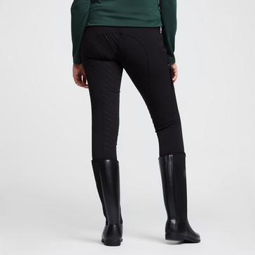 Black Horze Womens Anna Silicone Full Seat Breeches Black