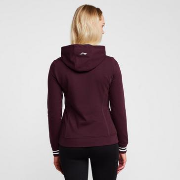 Purple HV Polo Womens Penelope Hoodie Dark Berry