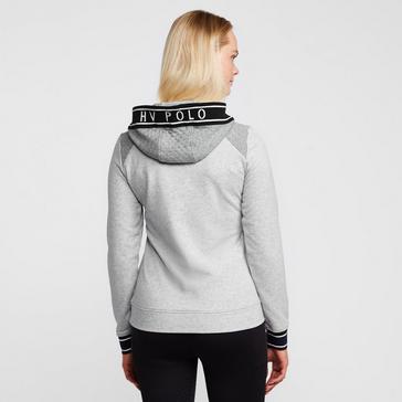 Grey HV Polo Womens Charlize Hoodie Grey Heather