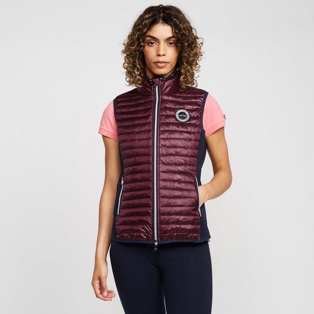 Pink HV Polo Womens Laurine Gilet Dark Berry image 1