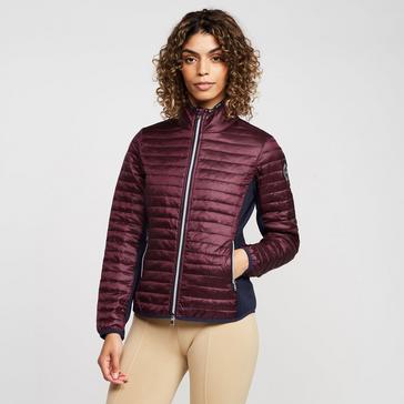Red HV Polo Womens Laurine Jacket Dark Berry