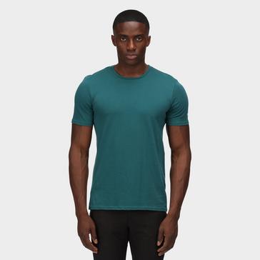 Green Regatta Mens Tait T-Shirt Pacific Green