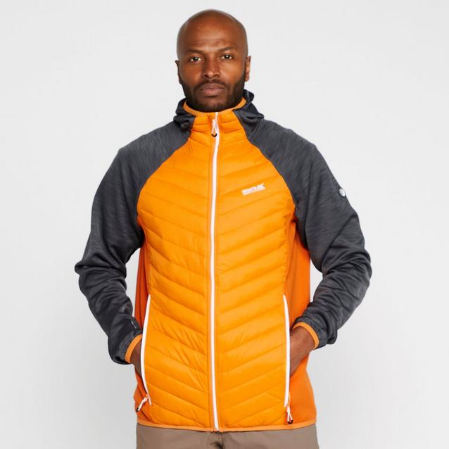 Regatta Mens Anderson VI Hybrid Insulated Jacket Flame Orange