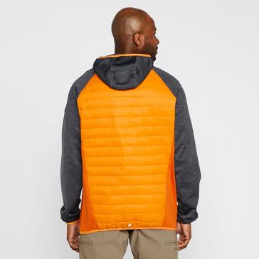 Orange Regatta Mens Anderson VI Hybrid Insulated Jacket Flame Orange/Light Grey Marl/Fox