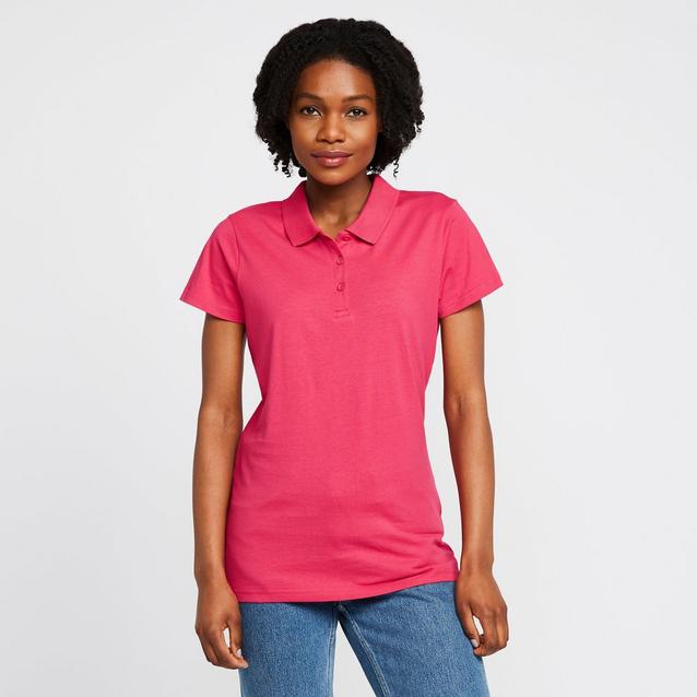 Pink Regatta Womens Sinton Polo Shirt Rethink Pink image 1