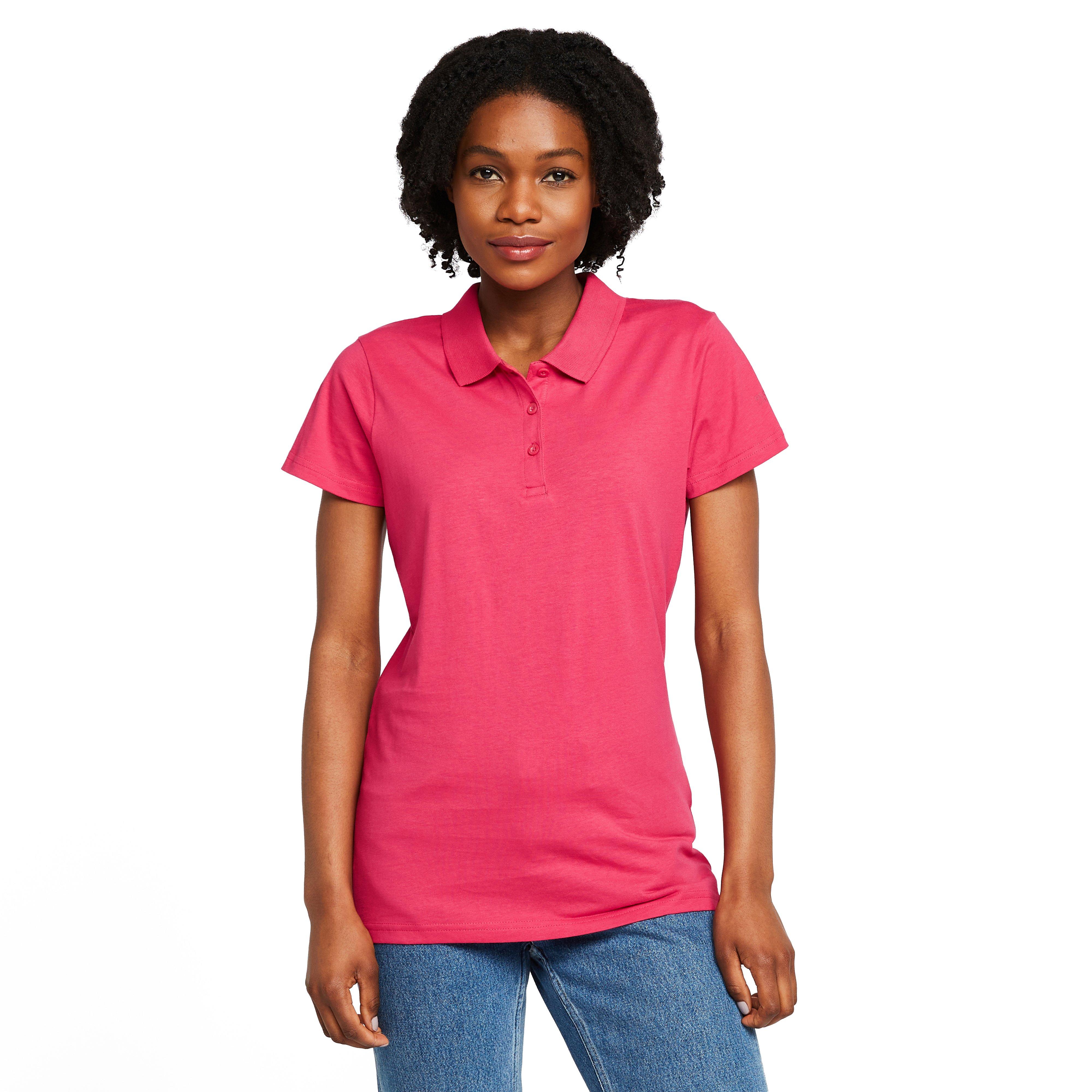 Womens Sinton Polo Shirt Rethink Pink