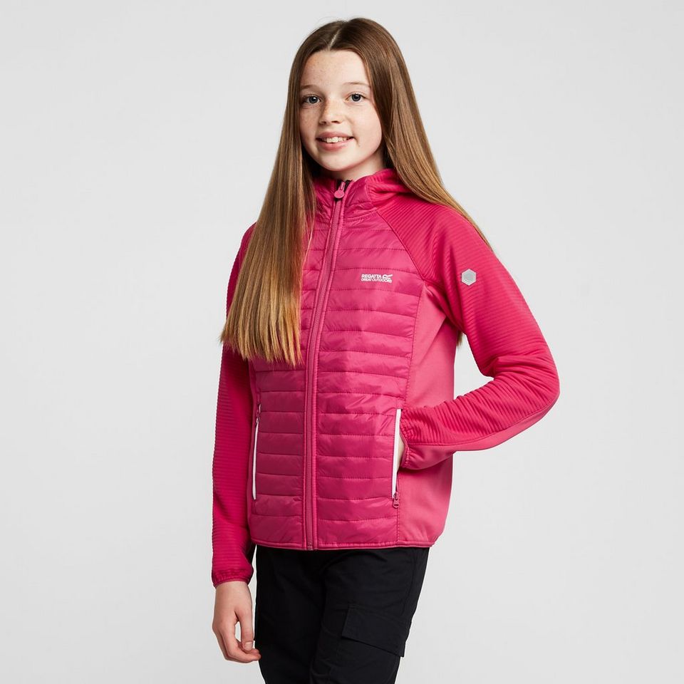 Regatta Childs Kielder Hybrid V Jacket Pink Fusion