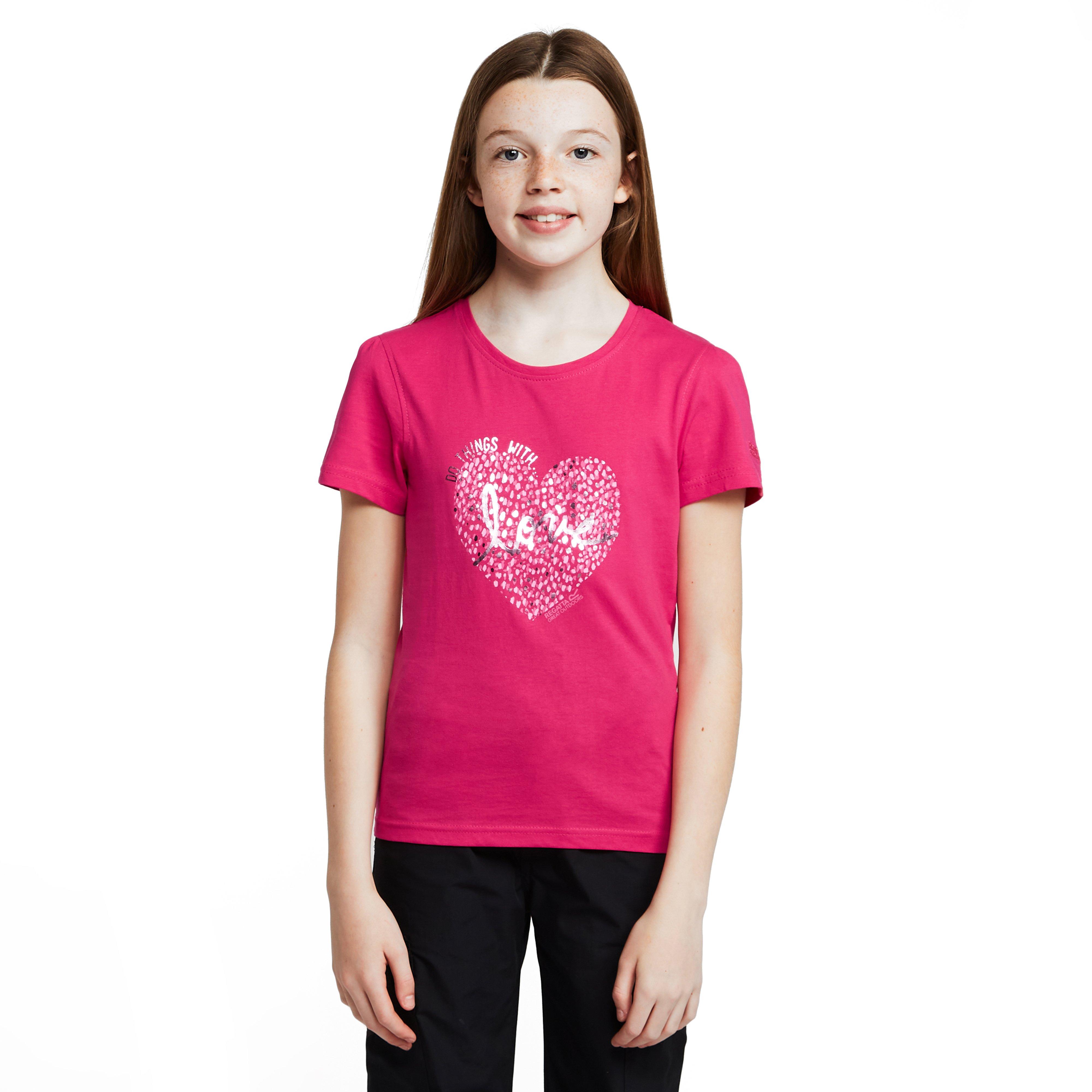 Childs Bosley V T-Shirt Pink Fusion