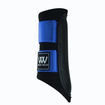 Blue Woof Wear Club Brushing Boots Electric Blue