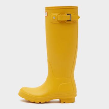  Hunter Womens Original Tall Wellington Boots Yellow