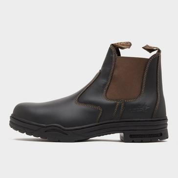 Brown Mountain Horse Womens Protective Jodhpur Boots Brown