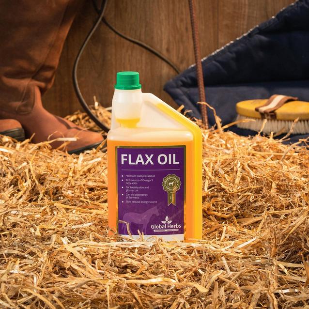  Global Herbs Flax Oil Liquid image 1