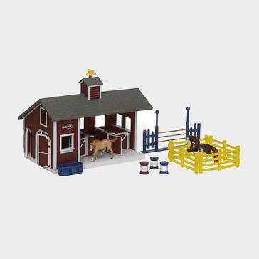 Red Breyer Stablemates Red Stable Set