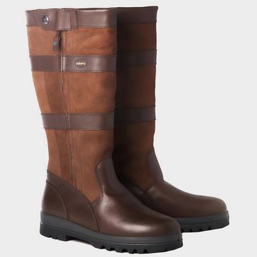 Brown Dubarry Womens Wexford Zip Country Boots Walnut