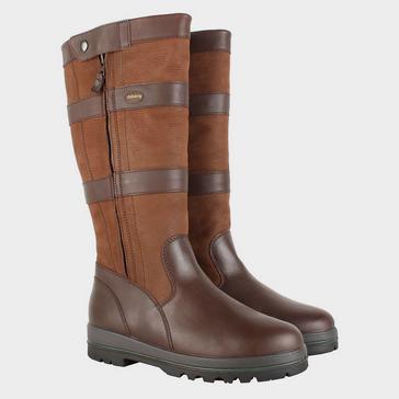 Brown Dubarry Ladies Wexford Zip Country Boots Walnut