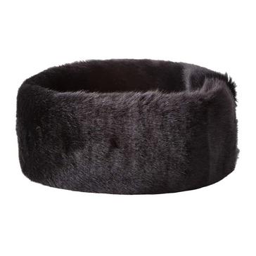 Black Dubarry Faux Fur Headband Black