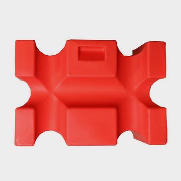Red Classic Showjumps Single Parallel Jump Block Red