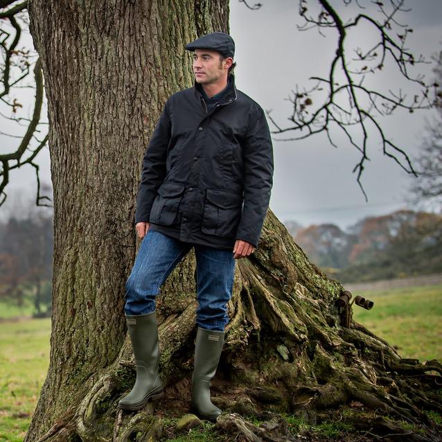 barbour flat cap wax